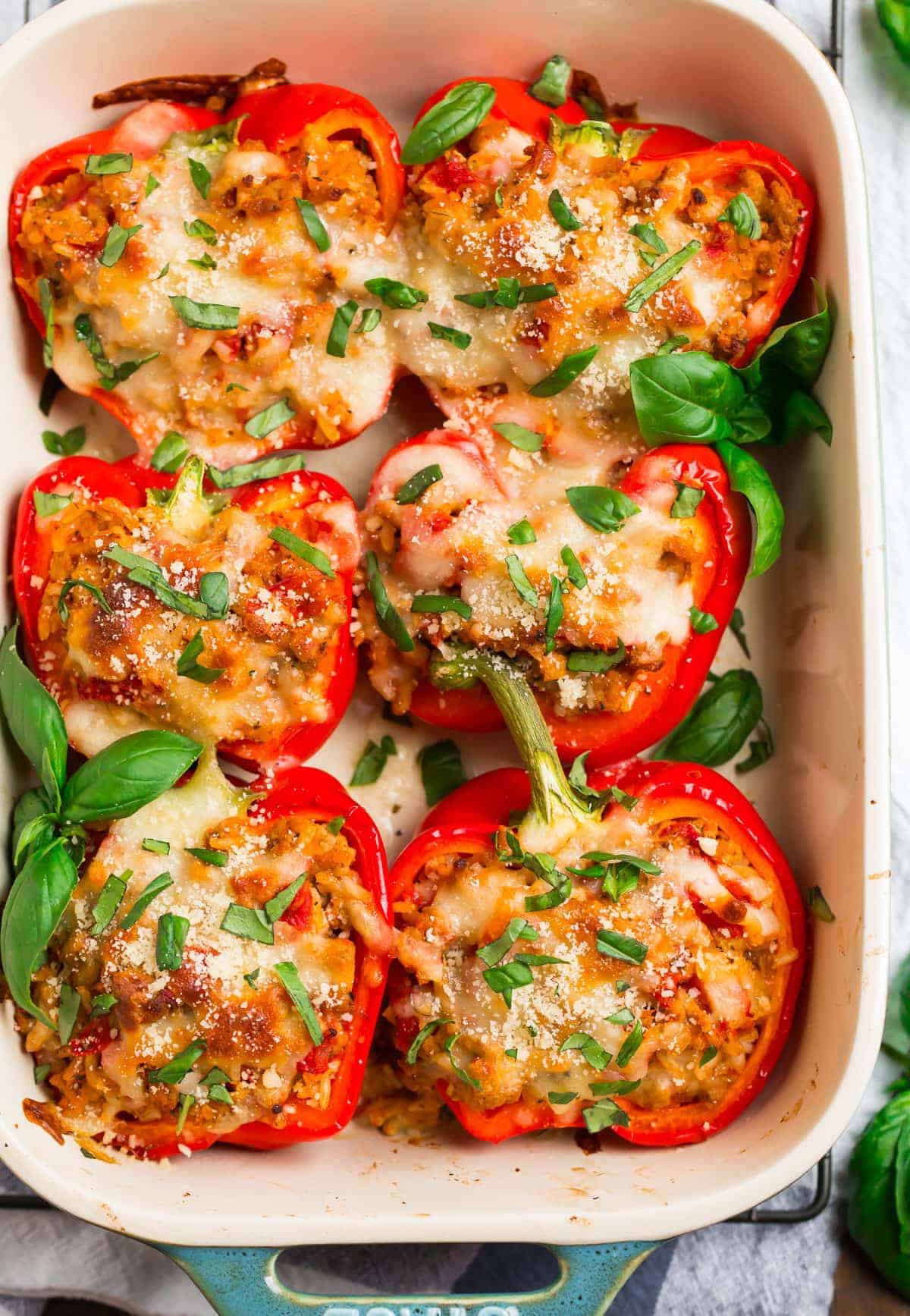 Meal Prep Italian Stuffed Peppers: Make-Ahead & Customizable